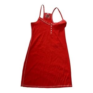 Make + Model orange Chemise with Plush Texture